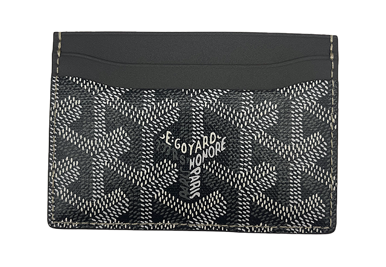 Goyard Saint-Sulpice Card Wallet Marquage Coeur Grey