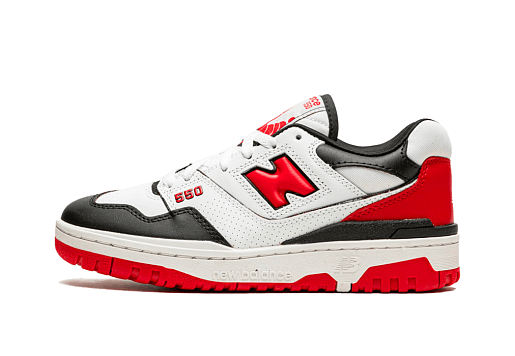 New Balance 550 White Red Black