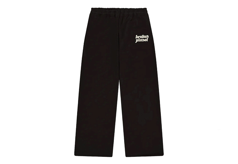 Broken Planet Wide Leg Sweatpants Soot Black