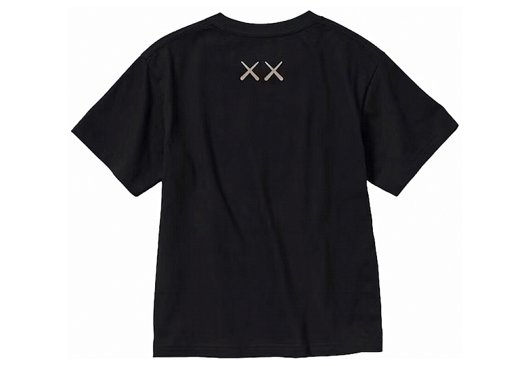 KAWS x Uniqlo UT Youth Short Sleeve Graphic T-shirt Black