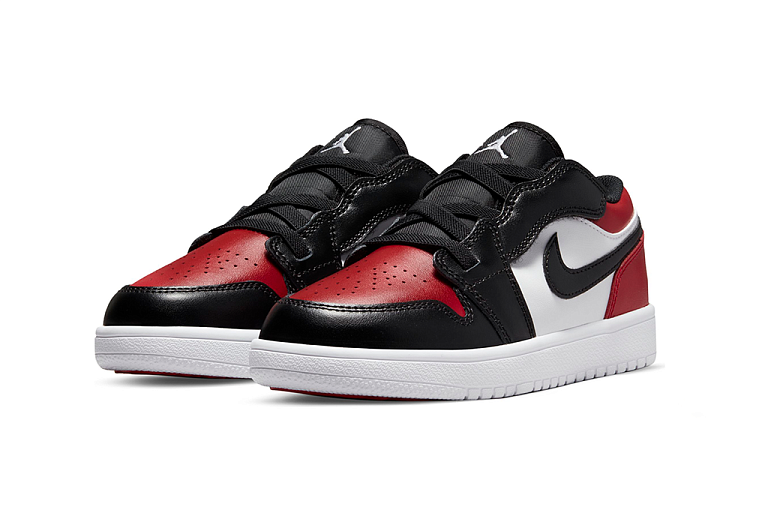 Nike Air Jordan 1 Low ALT Bred Toe (PS)