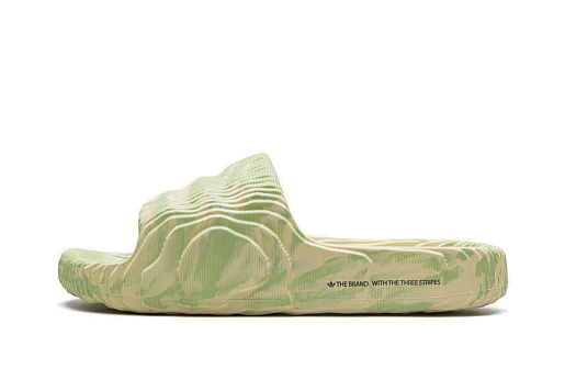Adidas Adilette 22 Slides Magic Lime St Desert Sand