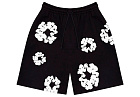 Denim Tears The Cotton Wreath Shorts Black