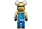 Bearbrick Dave The Minions Chrome Version 1000%