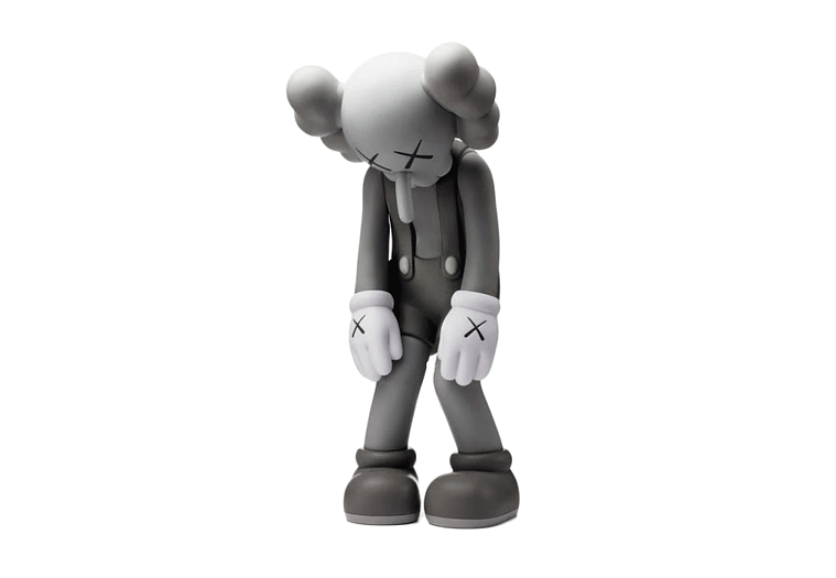 KAWS Small Lie Companion Vinyl Figure Grey